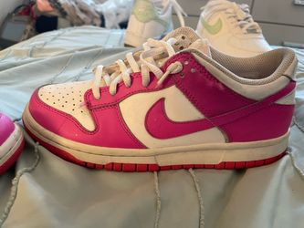 Nike Dunk Low Pink and White Sneakers