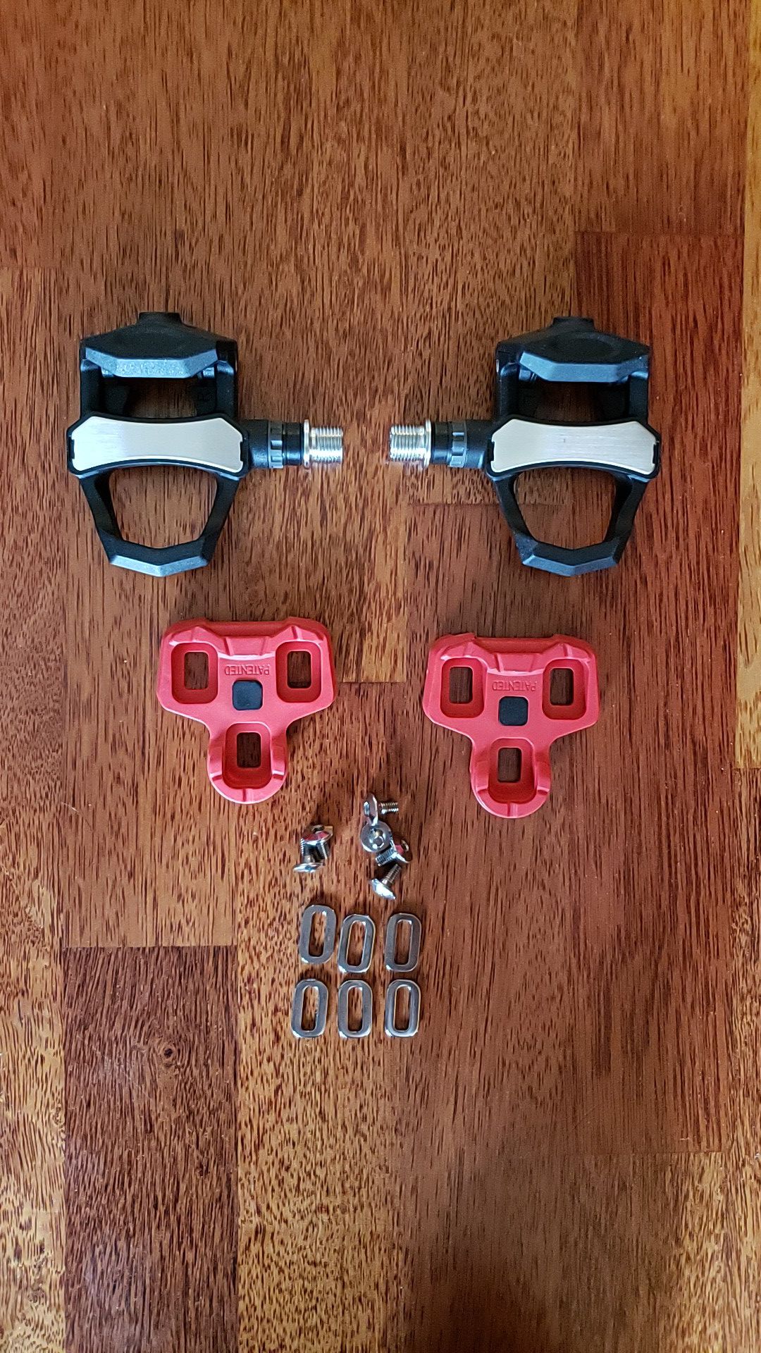 Delta Style Cycling Pedals, Clips (for your shoes) and moubting hardware . For Road Bikes, Peloton, exercise and Mountain Bikes!