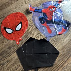 6pc Spider Man Superhero Foil Balloons