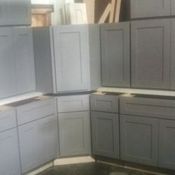 Gray Kitchen Cabinets 