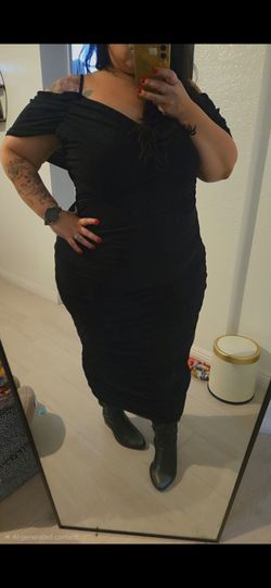 cute plus size dress 🖤