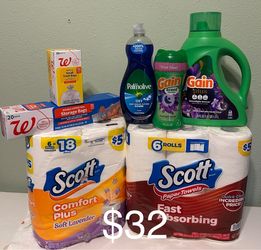 Household Cleaning & Paper Products Bundle