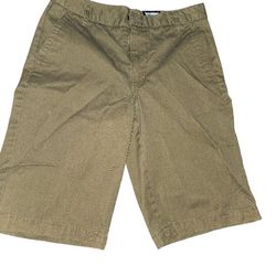 Free World Shorts Mens Size 30 Brown Chino (Khaki) Casual City Skater