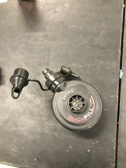 Battery operated air filler