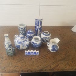 Blue Ceramic Pieces