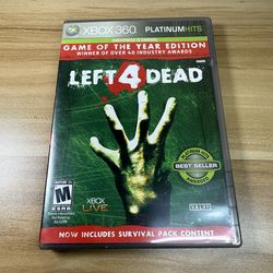 Left 4 Dead Xbox 360
