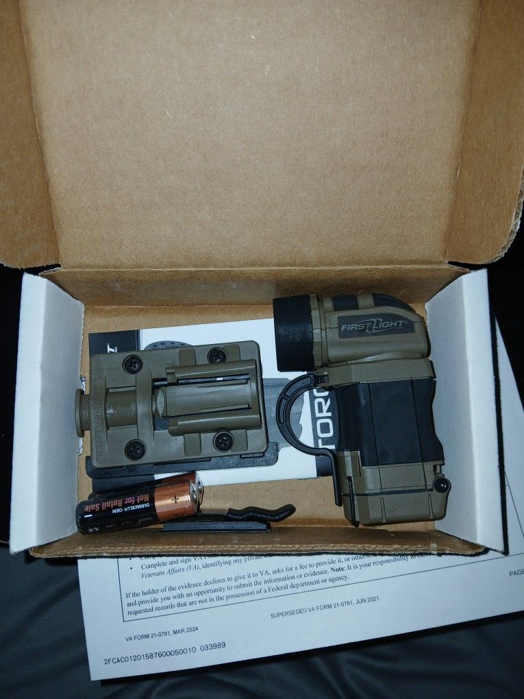First Light Torque Med Tactical Flashlight Kit, New In Box