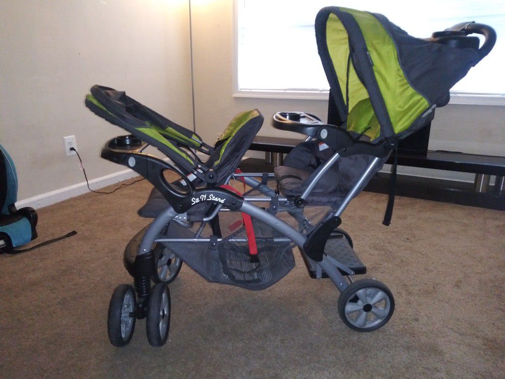 Baby Trend Sit n Stand double luxury stroller