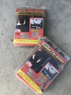 Rod saver trailer tie downs boat