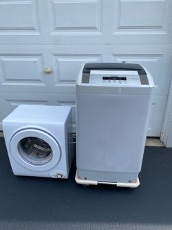 Portable washer/dryer set