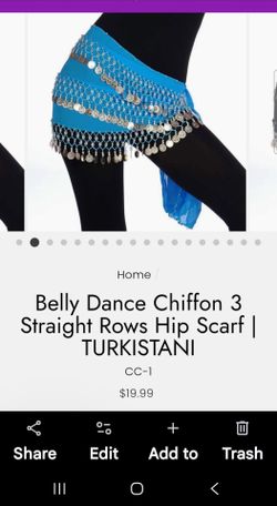 Belly Dance Chiffon Scarf