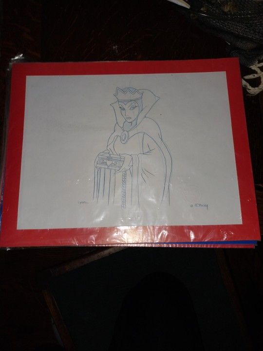 Original Walt Disney Sketch