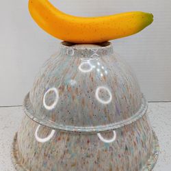 Mid Century TEXAS WARE 8" & 10" Matching Confetti Mixing Serving Bowls Melamine Melmac 111 & 118