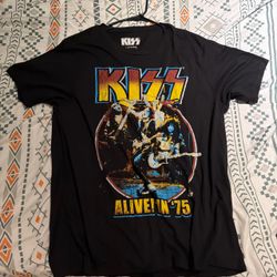 Kiss “Alive in 75” t shirt