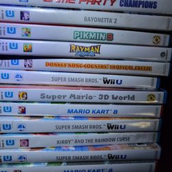 Nintendo wii u games all different prices. 
all working perfectly
Games are obviously not 1.00. 
There 10.00 to 25.00 each.