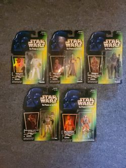 Star Wars Power of the Force Action Figures Lot of 5