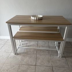 Compact Dining Table with 2 Chairs for Sale