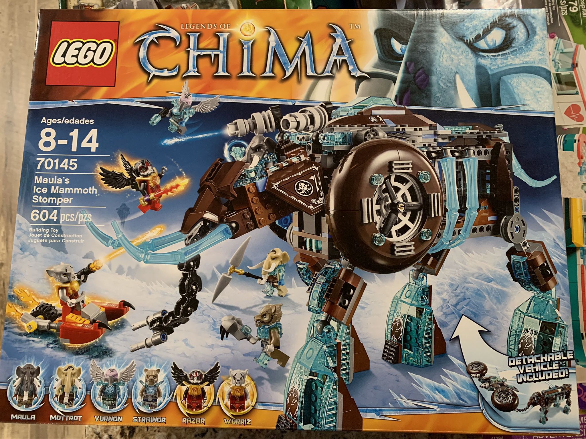 Lego Chima Unopened Maula’s Ice Mammoth Stomper