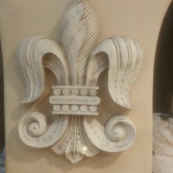 Fleur De Lis Wall Plaque