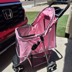 Pink Dog Stroller 