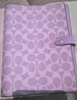 Coach Iris Notebook In Signature Canvas