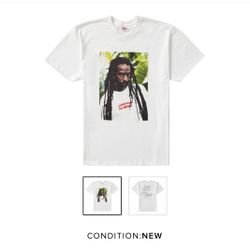 Supreme Photo Tee - Buju Banton - Sz: Large
