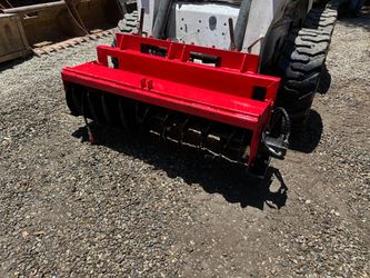 Skid steer backfilling attachment