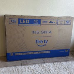 INSIGNIA 50” Fire TV - Brand New - 50% Retail Price