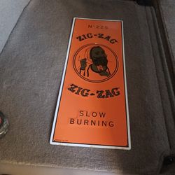 Metal Zig Zag Sign