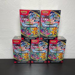 Chaos Rising Booster Bundles Sealed Pokemon