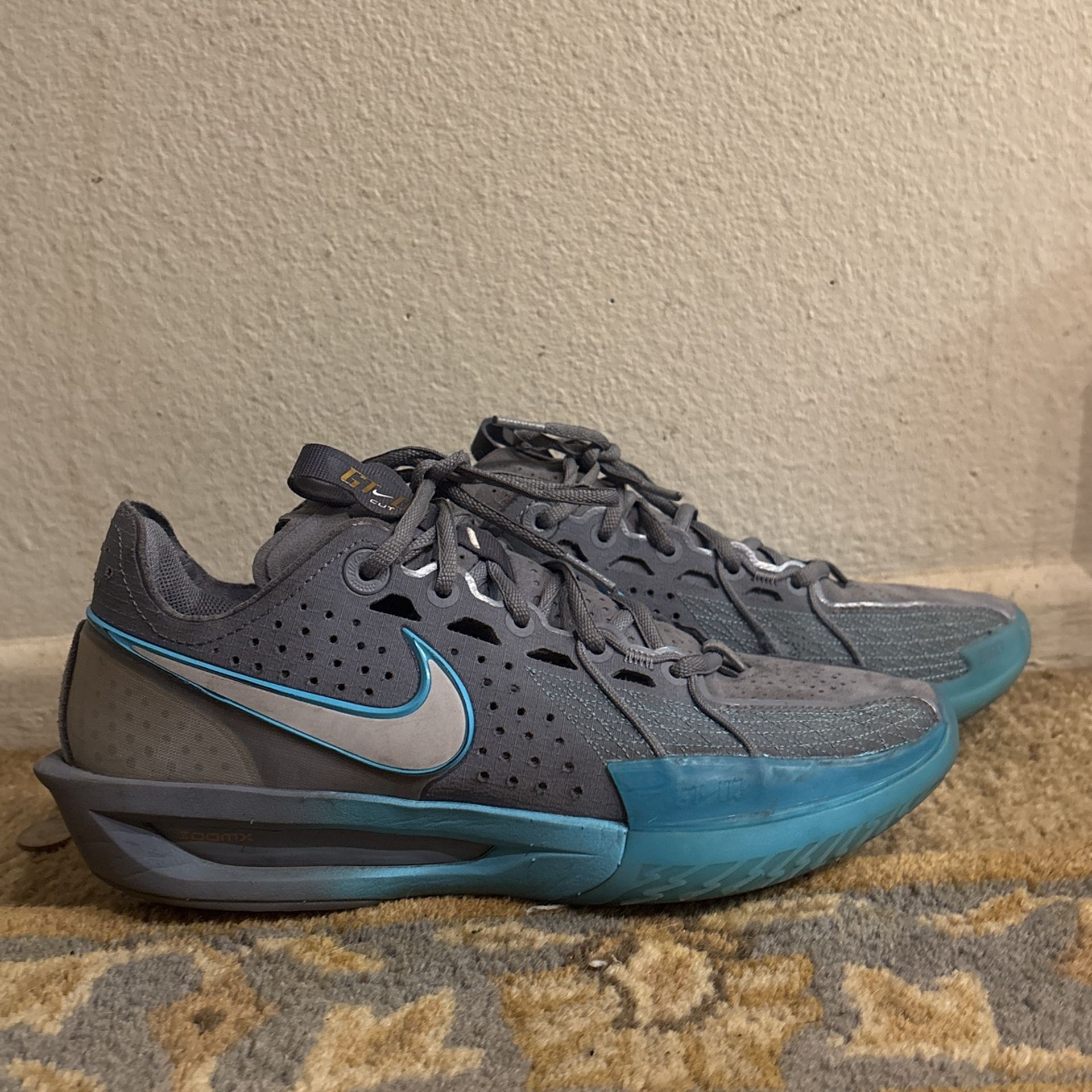Nike GT Cut 3（ブルー×グレー） Nike Gt Cut 3 Basketball Shoes Blue