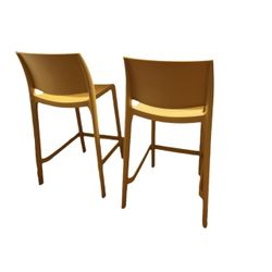 Yellow Barstool Set (counter high)