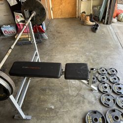 Bench Press And Weights 