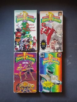 Mighty Morphin Power Ranger VHS lot ( movies)