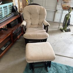 Rocking Chair And Ottoman