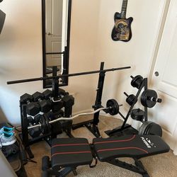 Complete Gym Set Practically Brand New