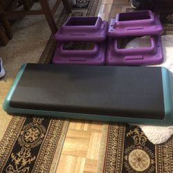 The Step Original Aerobic with 4 Risers (New In Box)