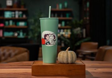 Starbucks Peanuts Snoopy Cold Cup Tumbler