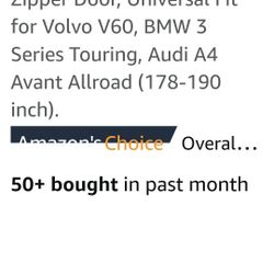 Kayme 6 Layers Station Wagon Car Cover Waterproof All Weather, Outdoor Full Cover with Zipper Door, Universal Fit for Volvo V60, BMW 3 Series Touring,