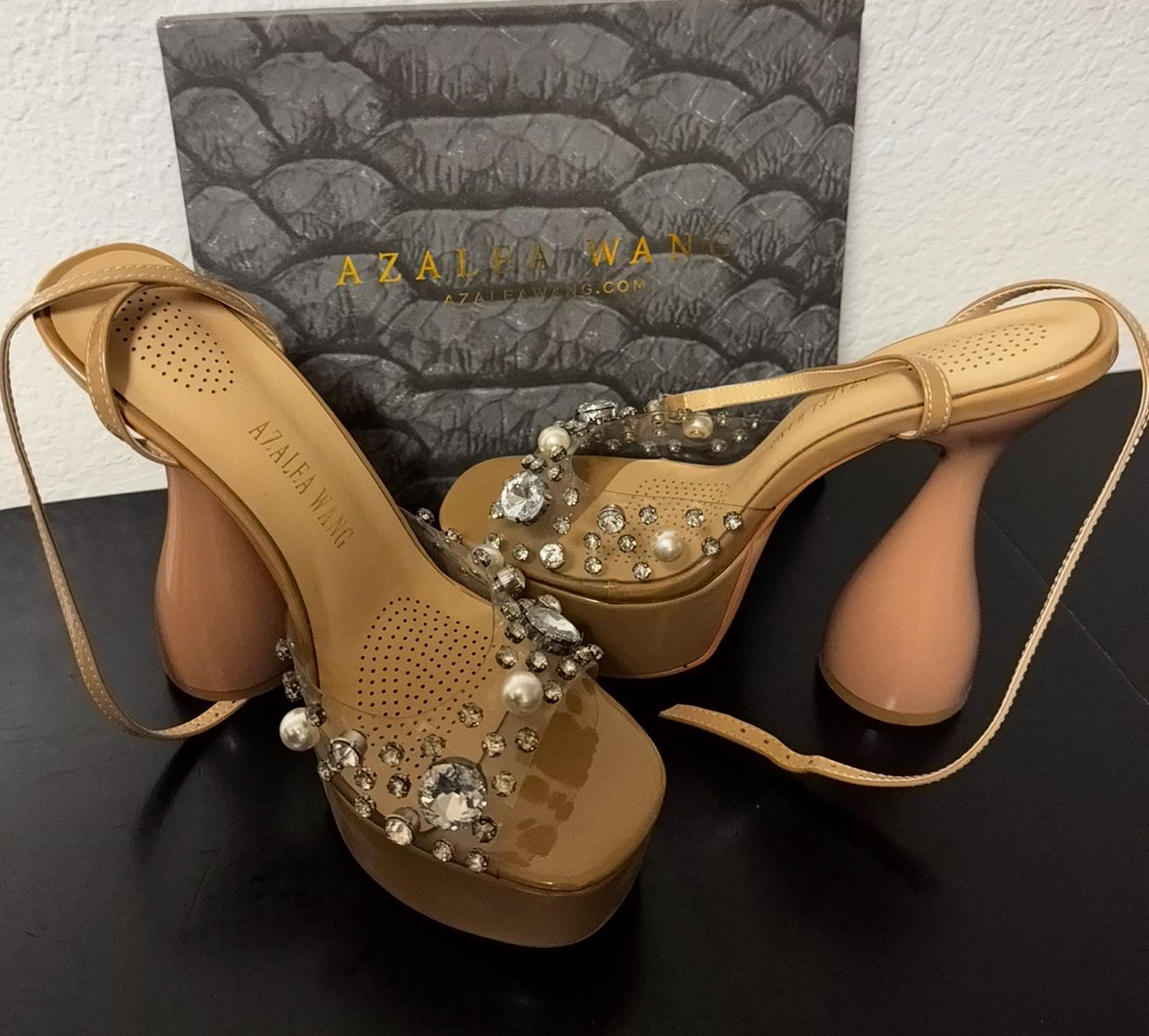 Beige Azalea Wang High Heel