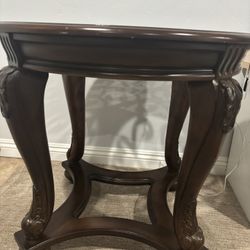 Round Wood Coffee Table