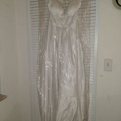 White Wedding Dress size 2