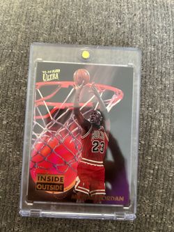 1993-94 Fleer Ultra Inside/Outside Michael Jordan card (#4).