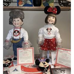 Ashton drake walt Disney girl and boy with accessories and original boxes