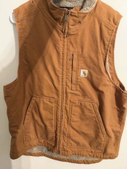 Never worn new Carhartt vest men’s large (tan/brown)