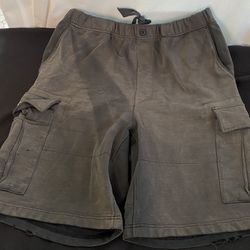 Vintage A Bathing Ape Bape Men’s Size L (32-34) Black Cotton Cargo Shorts (Rare Collectors Item!) Retail $250+