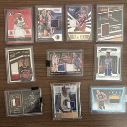 Basketball Card Jerseys And Patches Numbered