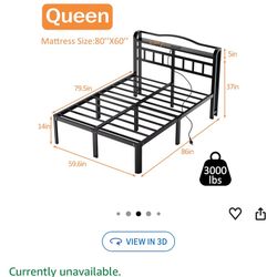 Queen Bed Frame 