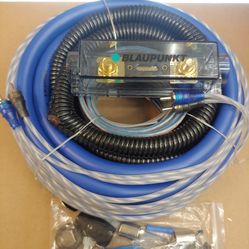 BLAUPUNKT 0 GAUGE CCA 5000W CAR AMPLIFIER INSTALL WIRE KIT ( BRAND NEW PRICE IS LOWEST INSTALL NOT AVAILABLE )
