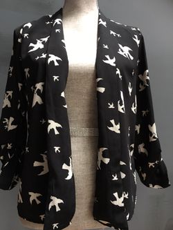 Forever 21 animal print cardigan/ small petite